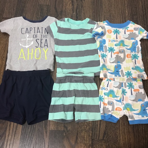 baby boy summer pajamas